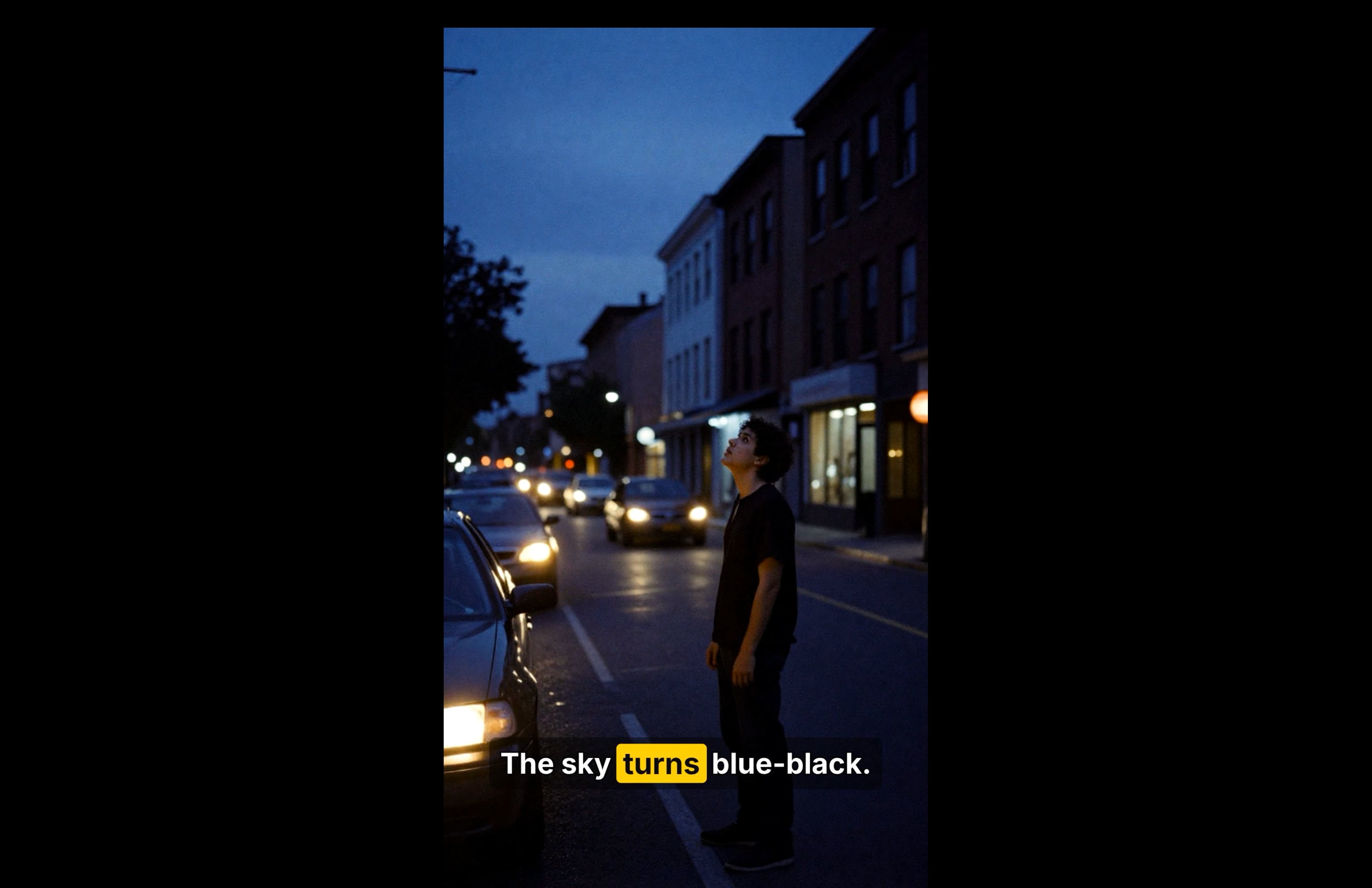 Synced subtitles in the Bloobel workspace