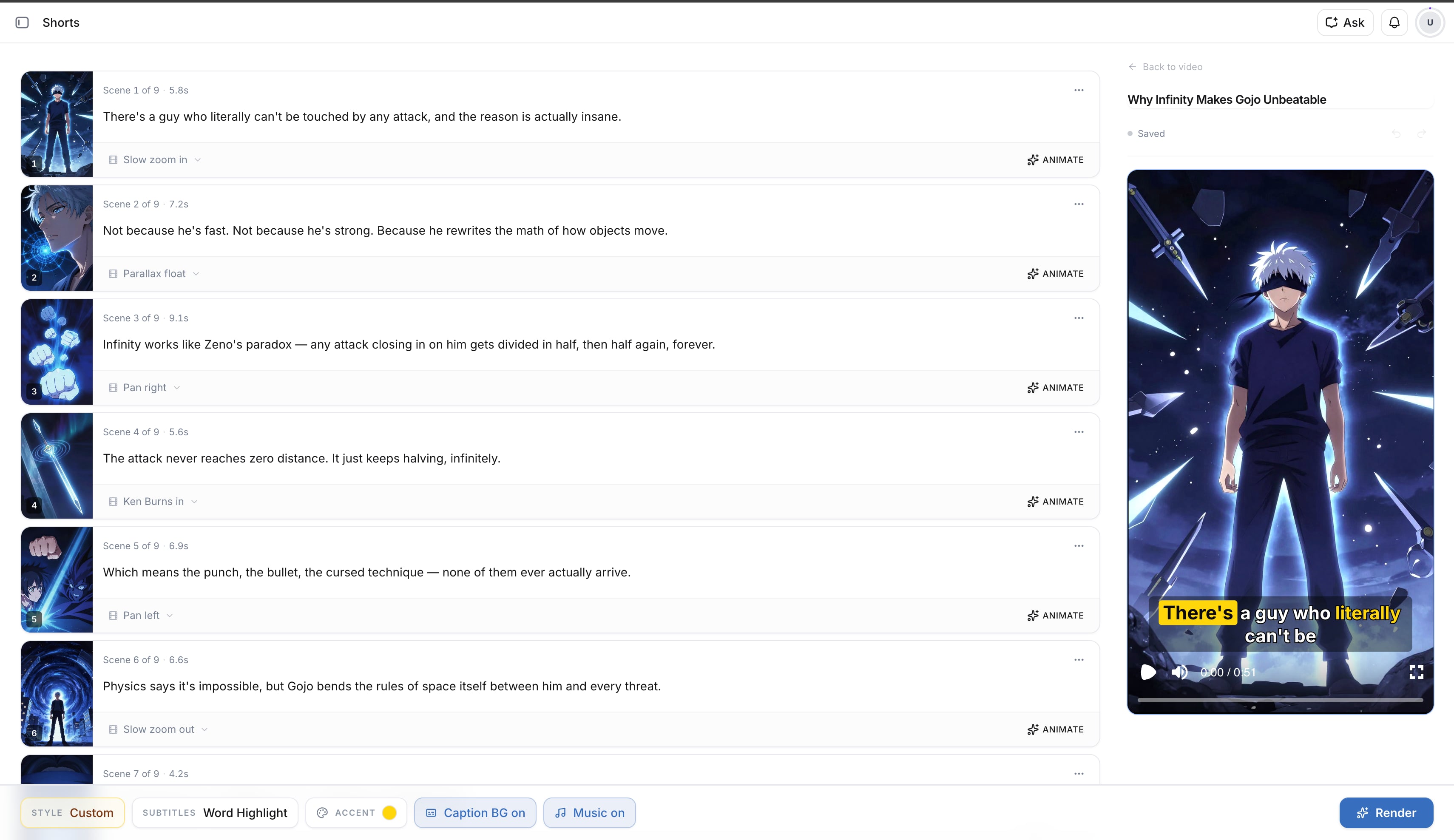 The Bloobel studio in the browser
